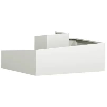 Ghiveci Alb Plastic Decorativ pentru Plante | Comandă Acum