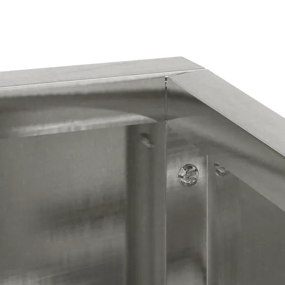 Ghiveci Oțel Inoxidabil 80x80x50 cm - Interior/Exterior