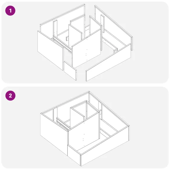 Ghiveci Alb 80x80x50 cm Oțel laminat la rece - Comandă Online