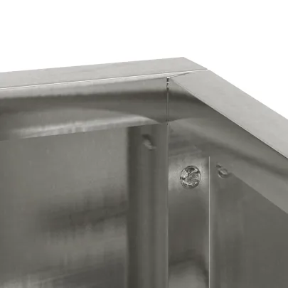 Ghiveci Metalic Oțel Inoxidabil pentru Interior/Exterior