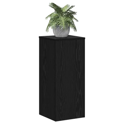 Suporturi Plante Stejar Negru 30x30x70 cm | vidaXL