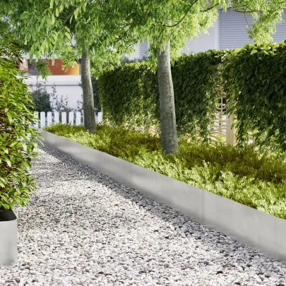 Margini de Gazon Oțel Inoxidabil - 10 Bucăți - Livrare Gratuită