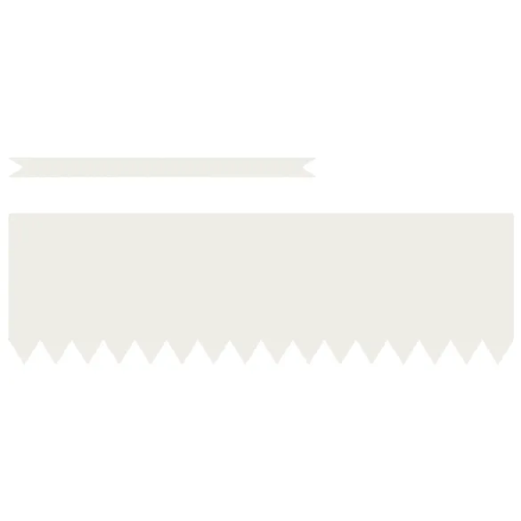 Margini de gazon alb | Set 10 bucăți | Rezistent la UV