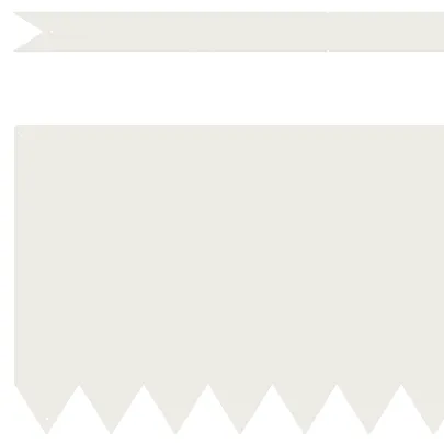 Margini de gazon alb | Set 10 bucăți | Rezistent la UV