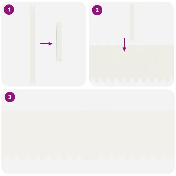 Margini de gazon alb | Set 10 bucăți | Rezistent la UV