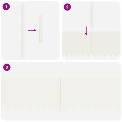 Margini de gazon alb | Set 10 bucăți | Rezistent la UV