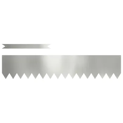 Margini Gazon Oțel Zincat - 20 bucăți - Livrare Gratuită