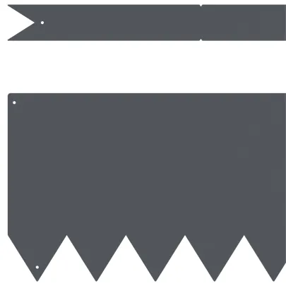 Margini de Gazon Antracit - 30 bucăți - Oțel pentru Grădină