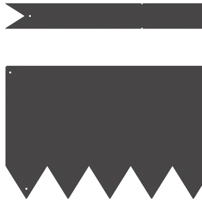 Margini de gazon negre | 30 bucăți | Oțel powder-coated