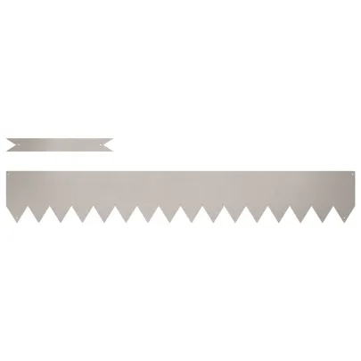 Margini de gazon corten | 50 bucăți | Rezistente la intemperii