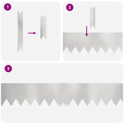 Margini Gazon Oțel Inoxidabil | 50 bucăți | Livrare Gratuită