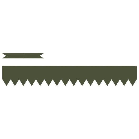 Margini de gazon oliv | 30 buc | Rezistente la UV | Livrare gratuită