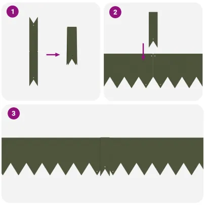 Margini de gazon oliv | 30 buc | Rezistente la UV | Livrare gratuită