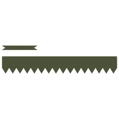 Margini Gazon Oliv | 20 buc | Rezistent la UV | Livrare Gratuită