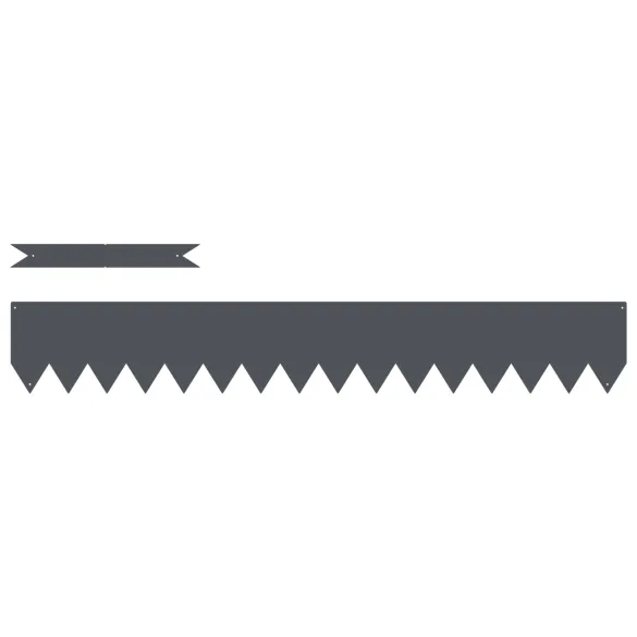 Margini Gazon Antracit - 50 buc - Delimitare Grădină