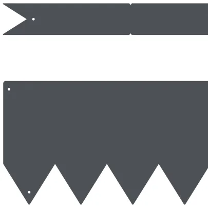 Margini de gazon antracit - 30 bucăți | Delimitare grădină