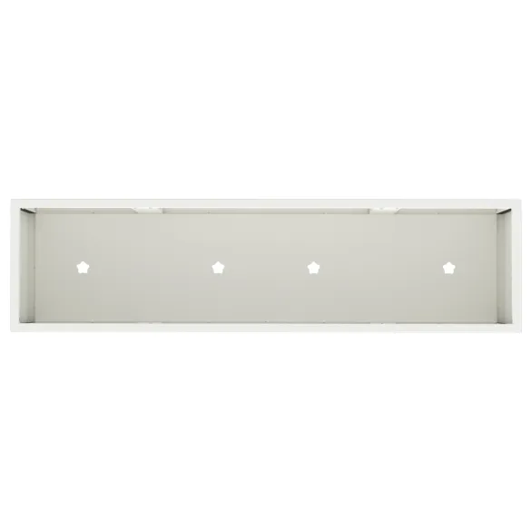 Jardinieră Ridicată Albă de Oțel pentru Grădină și Casă