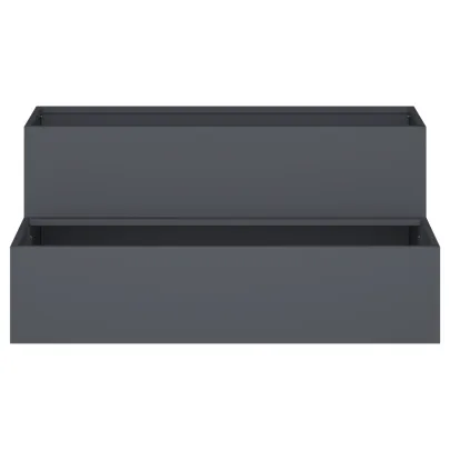 Ghiveci Gradina 2 Niveluri Plastic Antracit | Livrare Gratuita