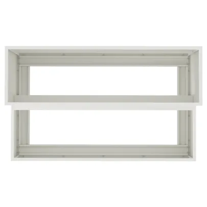 Ghiveci Grădină Pe Două Niveluri Alb Plastic | Livrare Gratuită