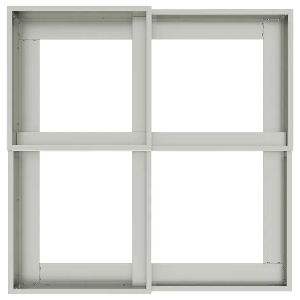 Jardinieră Oțel Zincat 100x100x60 cm - Livrare Gratuită