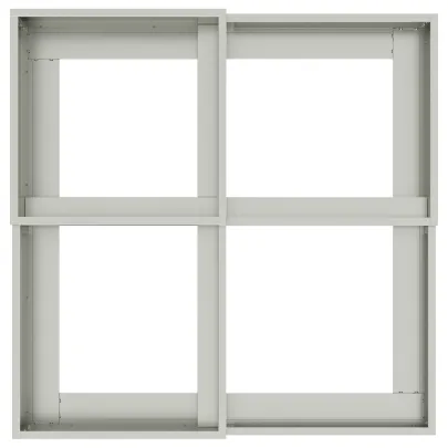 Jardinieră Oțel Zincat 100x100x60 cm - Livrare Gratuită