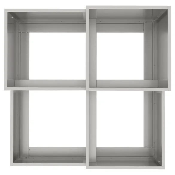 Jardinieră Grădină Oțel Inoxidabil 100x100x60 cm - Livrare Gratuită