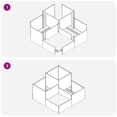 Jardinieră Grădină Oliv 100x100x60 cm - Oțel Durabil