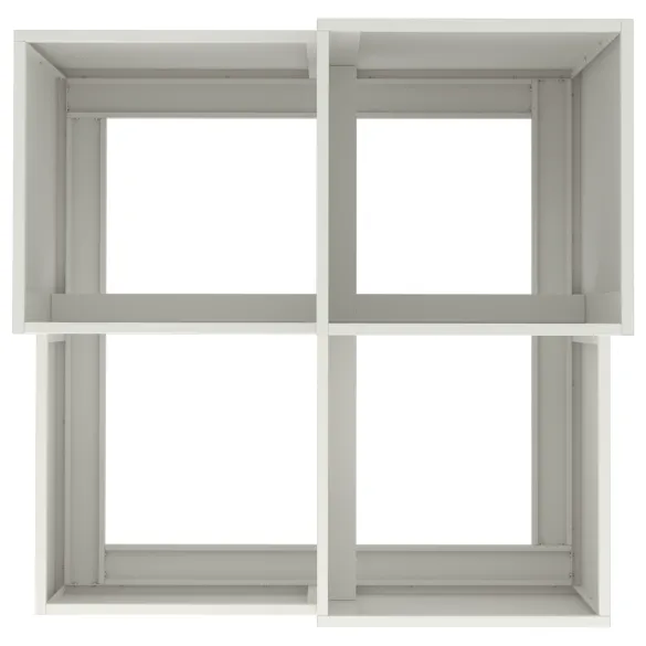 Jardinieră Albă Grădină 100x100x60 cm - Oțel | Livrare Gratuită