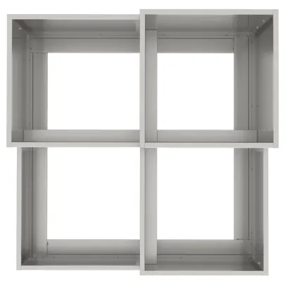 Jardinieră Grădină Oțel Inoxidabil 80x80x60 cm | Livrare Gratuită