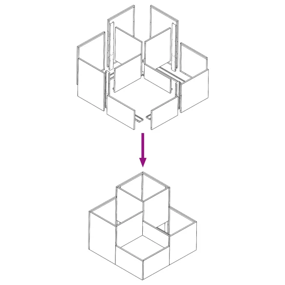 Jardinieră Grădină 80x80x60 cm Antracit Oțel | Livrare Gratuită
