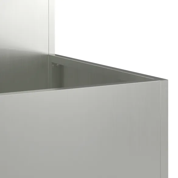 Jardinieră Oțel Zincat 100x100 cm - Livrare Gratuită