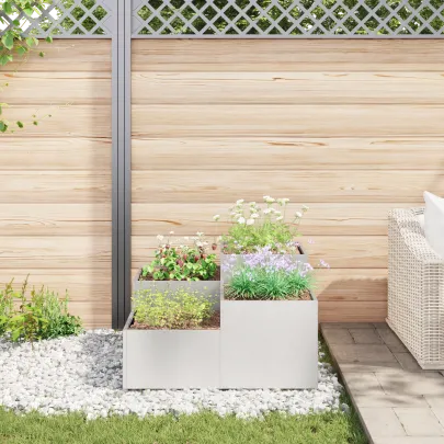 Jardinieră Oțel Inoxidabil 80x80x48 cm - Livrare Gratuită