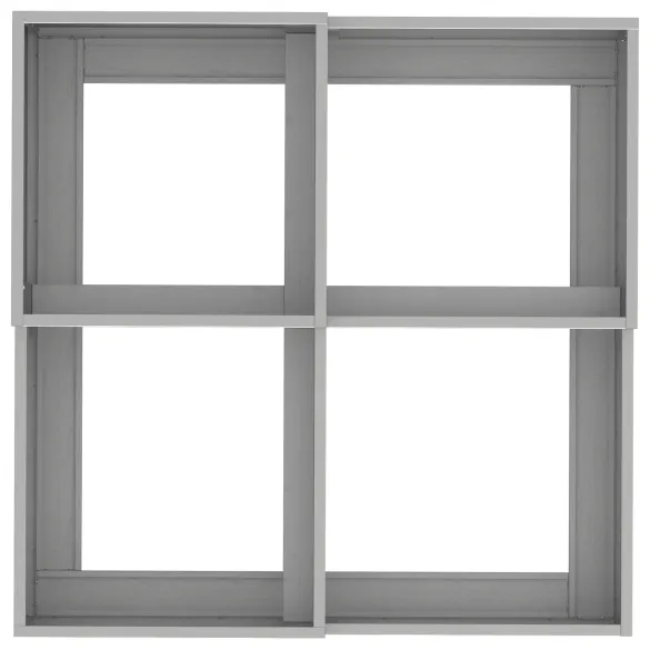 Jardinieră Oțel Inoxidabil 80x80x48 cm - Livrare Gratuită