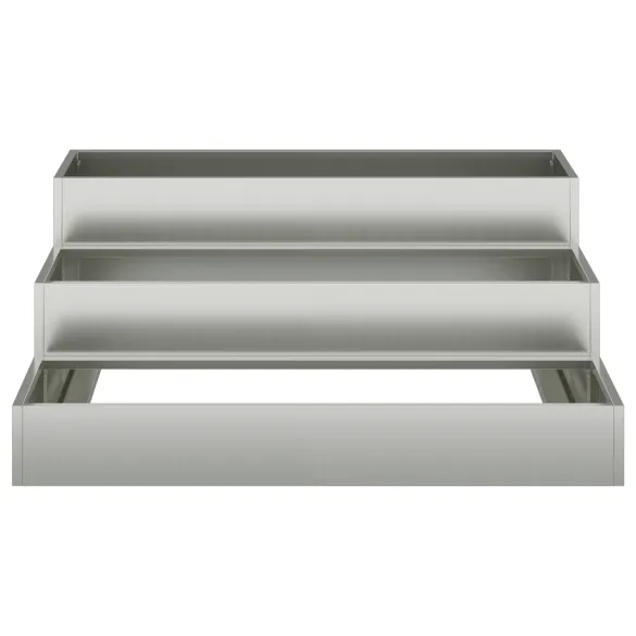 Ghiveci Grădină 3 Niveluri Oțel Galvanizat | Livrare Gratuită