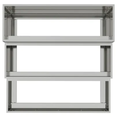 Ghiveci Grădină 3 Niveluri Oțel Galvanizat | Livrare Gratuită