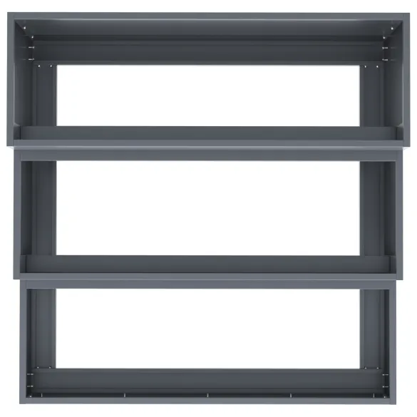 Ghiveci Grădină 3 Niveluri Oțel Antracit - Livrare Gratuită