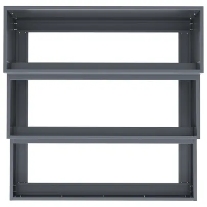 Ghiveci Grădină 3 Niveluri Oțel Antracit - Livrare Gratuită