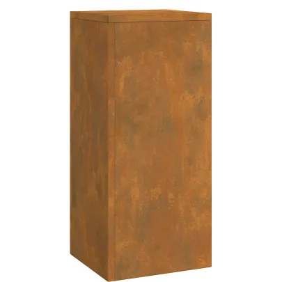 Suporturi Plante Pilon Oțel Corten - Set 3 Bucăți Exterior
