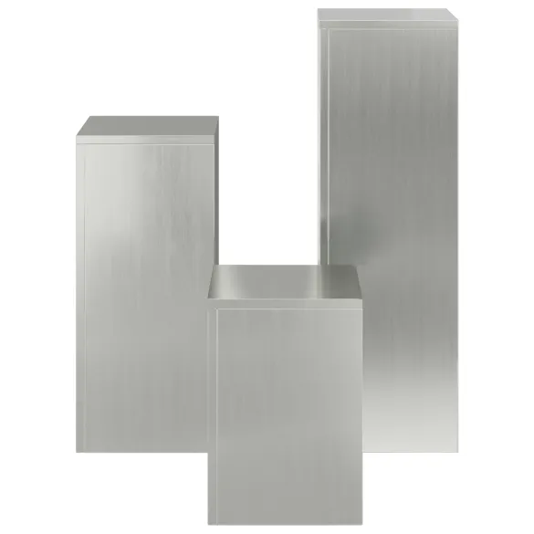 Suporturi Plante Pilon Exterior - Set 3 Bucăți - Oțel Galvanizat