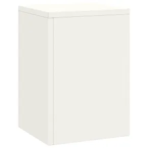 Suporturi Plante Pilon Exterior - 3 Bucăți Alb, Oțel 2