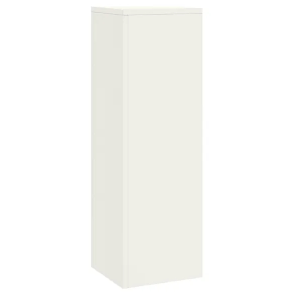 Suporturi Plante Pilon Exterior - 3 Bucăți Alb, Oțel