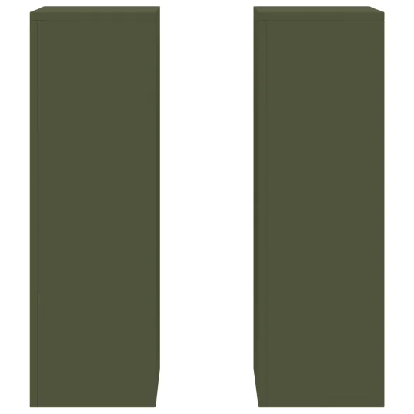 Suporturi Plante Exterior Oțel - 2 bucăți, 75 cm