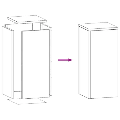 Suporturi Plante Exterior Oțel Inox | Set 2 bucăți | Livrare Gratuită