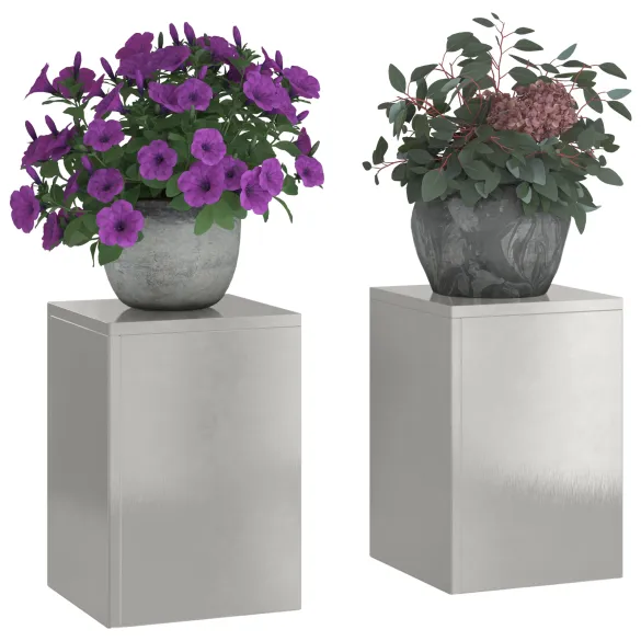 Suporturi Plante Exterior Oțel Inox | 2 bucăți | Livrare Gratuită