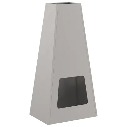 Vatră de foc piramidală - Oțel corten | Livrare gratuită