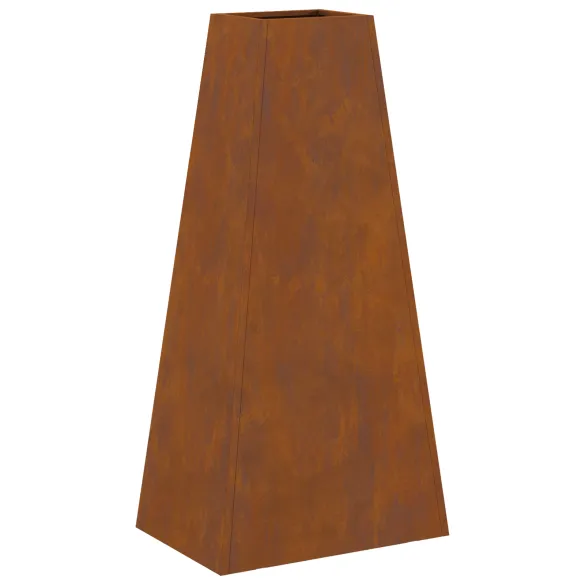 Vatră de foc piramidală - Oțel corten | Livrare gratuită Vatră de foc piramidală - Oțel corten | Livrare gratuită