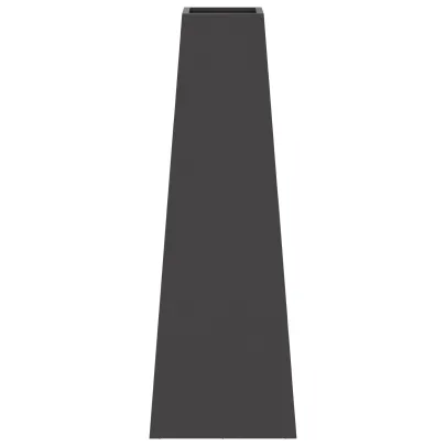 Vatră de Foc Exterior - Negru, Oțel - Livrare Gratuită