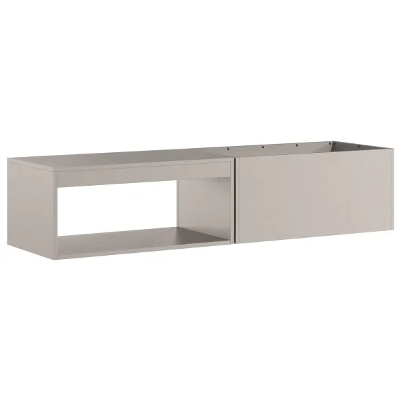 Vatră de foc cu depozitare lemne - Oțel corten rezistent