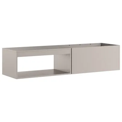 Vatră de foc cu depozitare lemne - Oțel corten rezistent