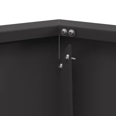 Vatră Foc Hexagonală Outdoor - Oțel Negru - Livrare Gratuită